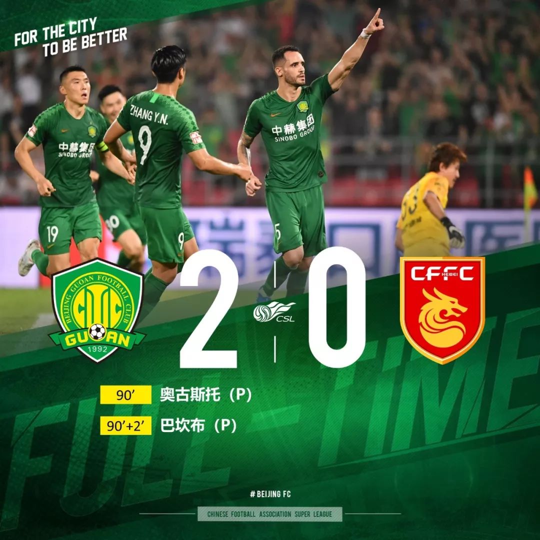 bob体育官方-北京国安客场半场-领先，最终-击败河北华夏幸福